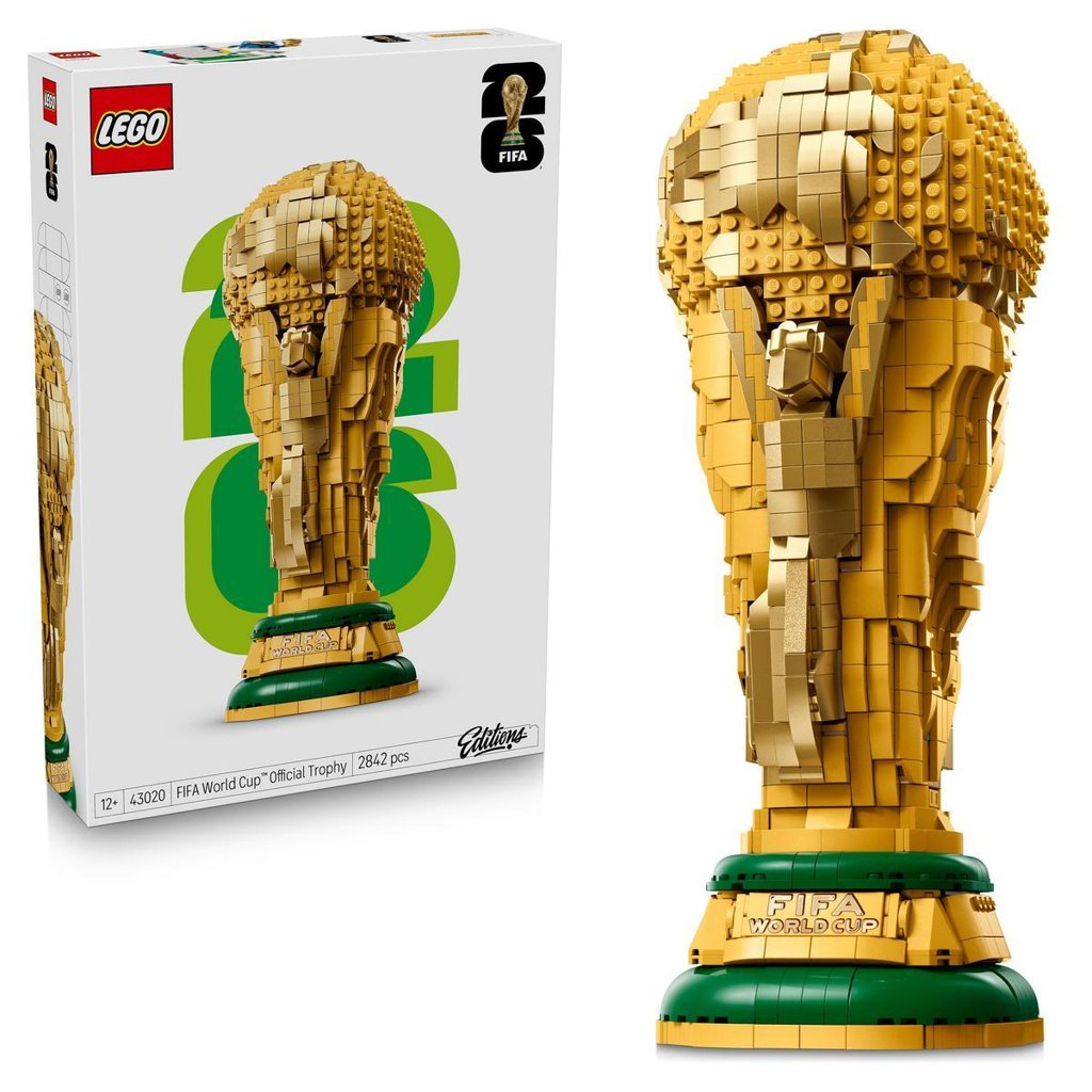 LEGO Trofeo Oficial de la Copa Mundial de la FIFA – Set de Construcción y Decoración Para Niños – Regalo Para 
