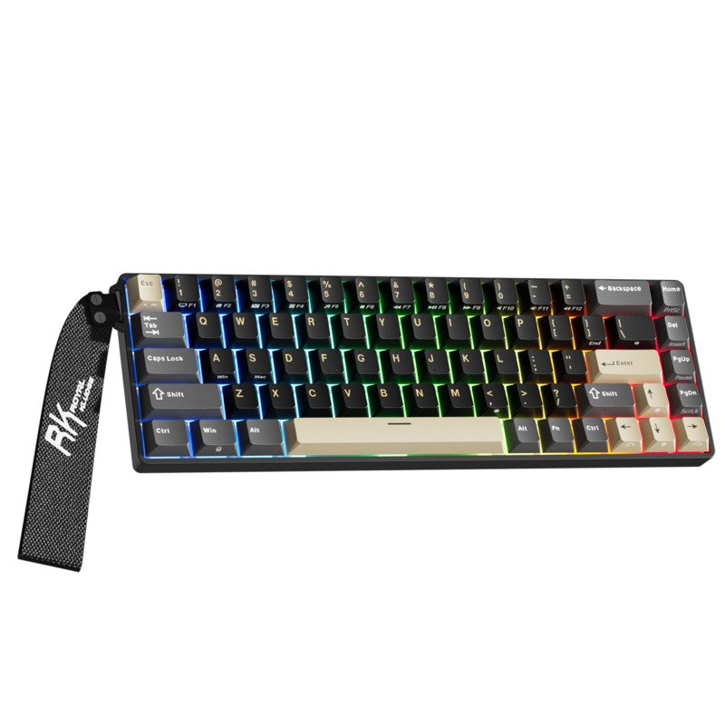 Teclado compacto RK68 HE: comodidad en espacios reducidos
