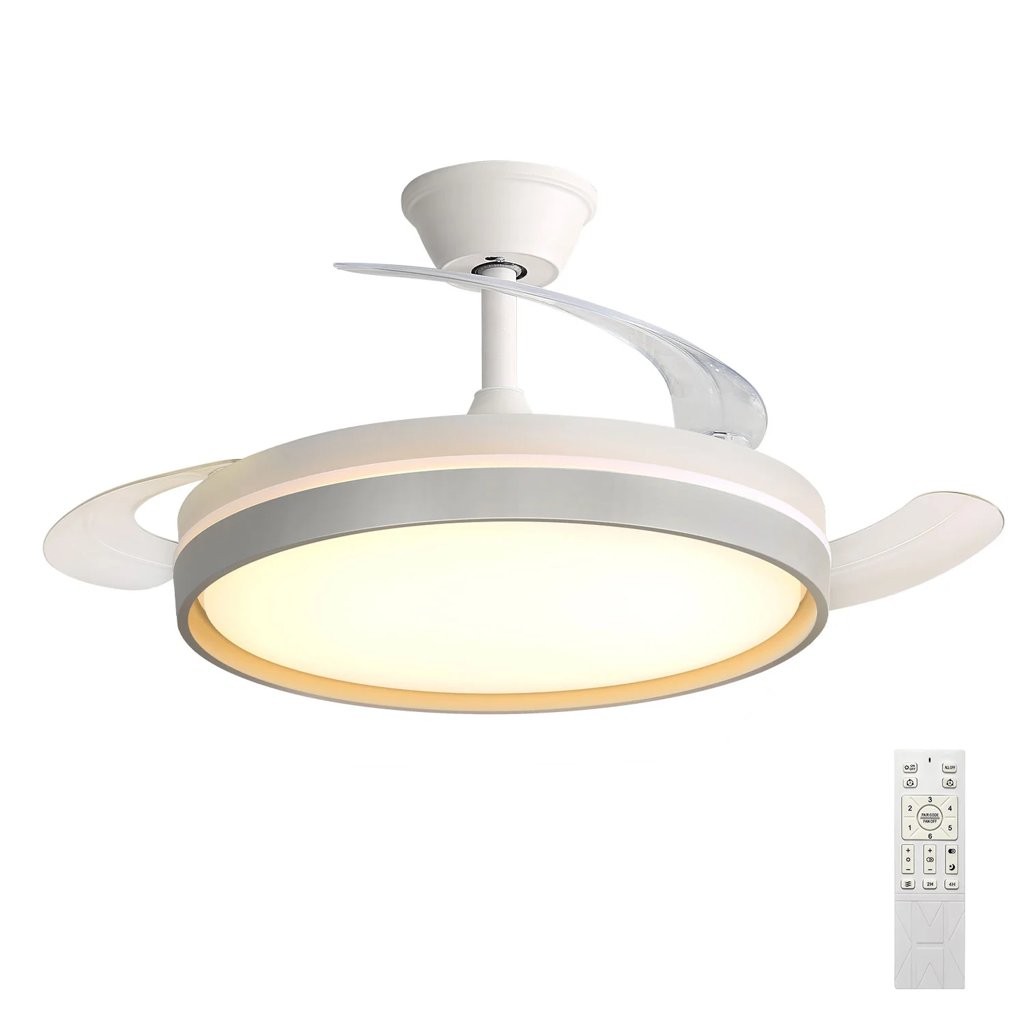 Lámpara con ventilador silencioso