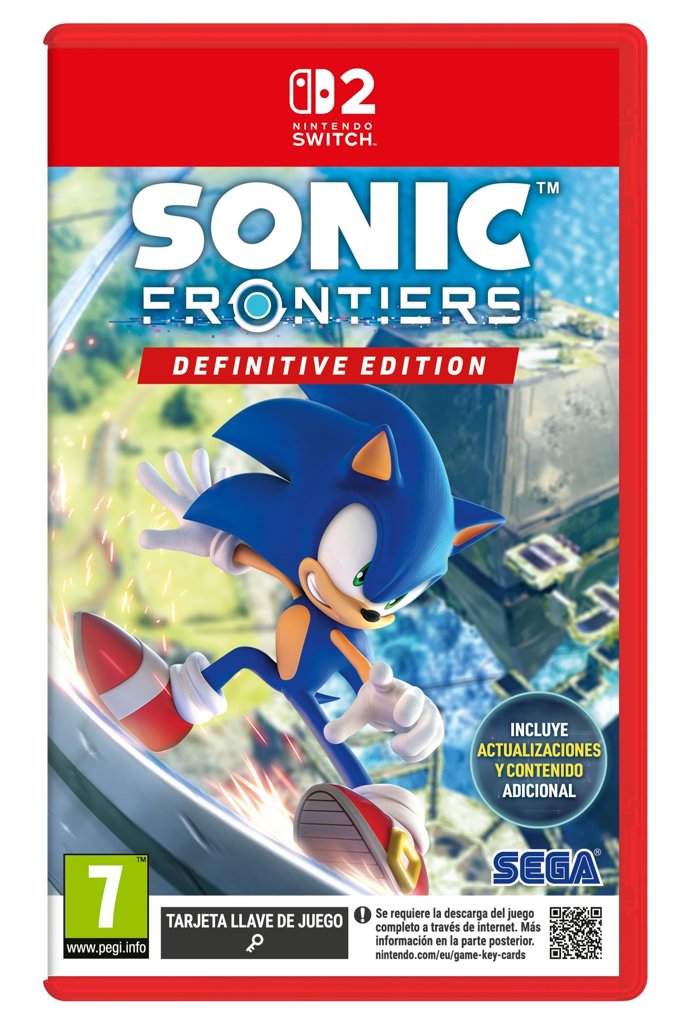 Sonic Frontiers Definitive Edition para Switch 2, con DLCs incluidos