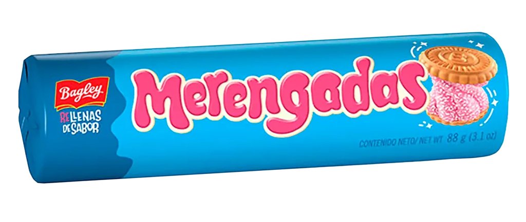 Pack de 3 galletas merengadas de fresa Bagley – sabor y frescura