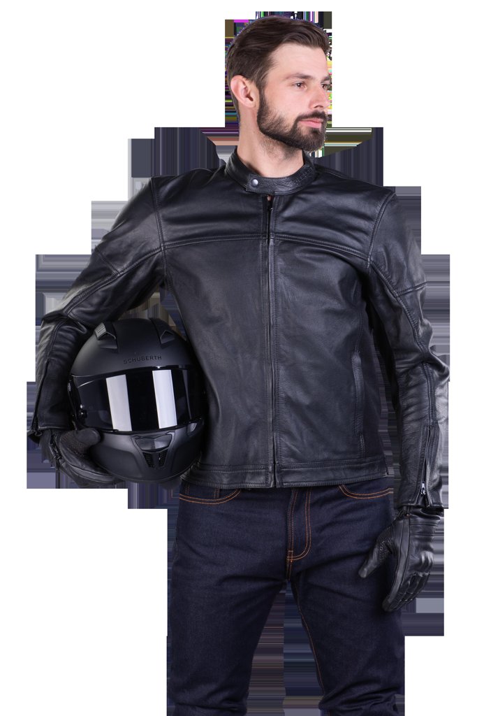 Chaqueta moto cuero
