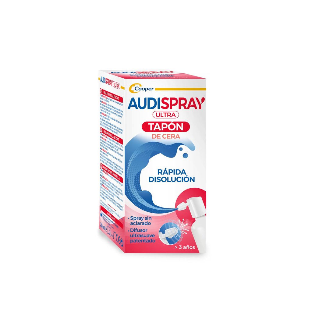 Adiós al tapón de cerumen en segundos con Audispray Ultra