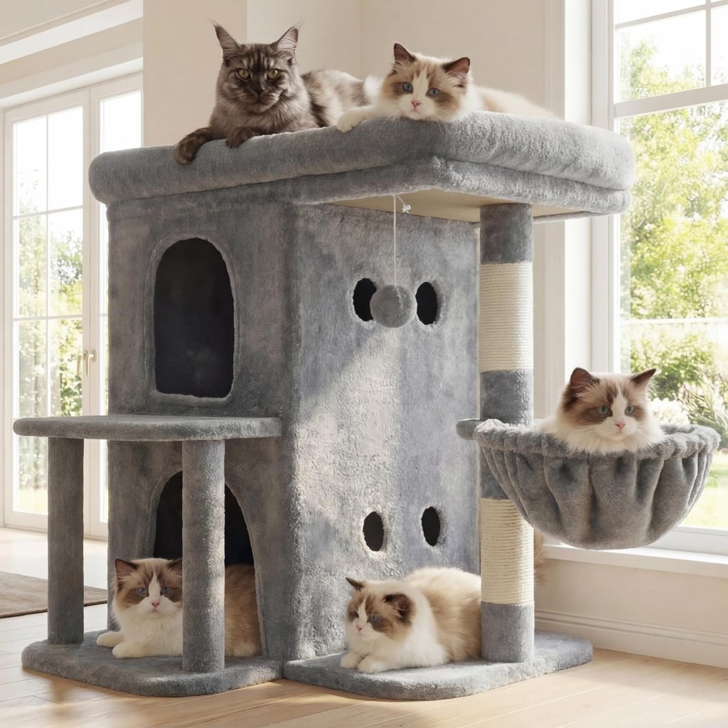 Árbol de gatos gigante