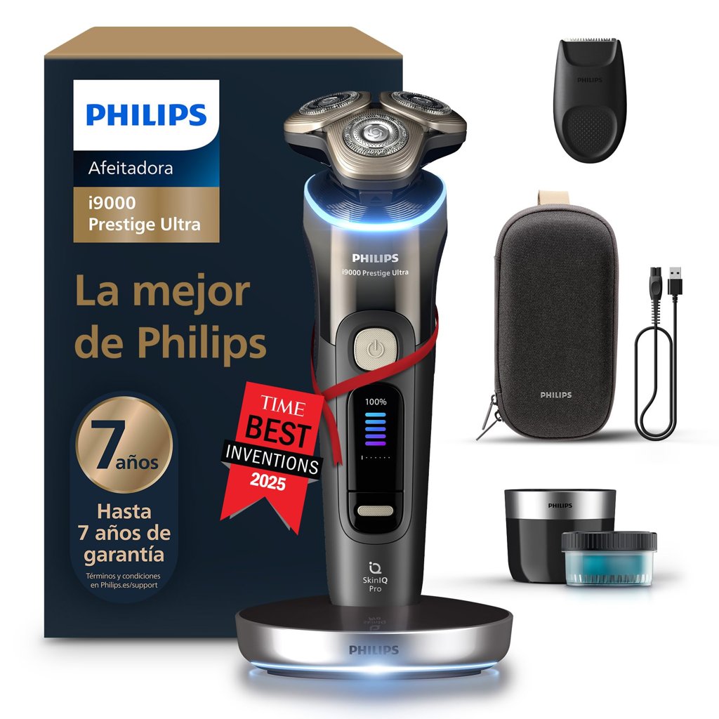 Afeitado de precisión con Philips i9000 Prestige Ultra
