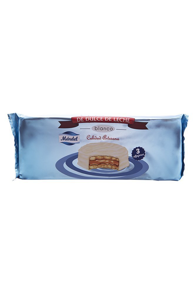 Pack de 3 alfajores blancos Mardel a precio irresistible