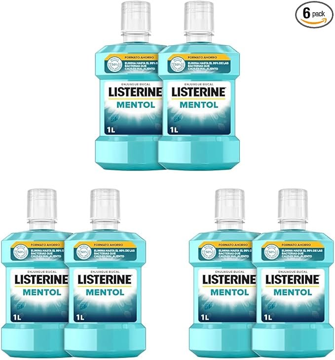 Listerine Mentol 6x1L