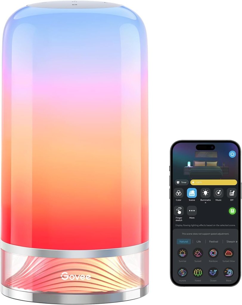 Ilumina tu noche con la lámpara táctil RGB de Govee