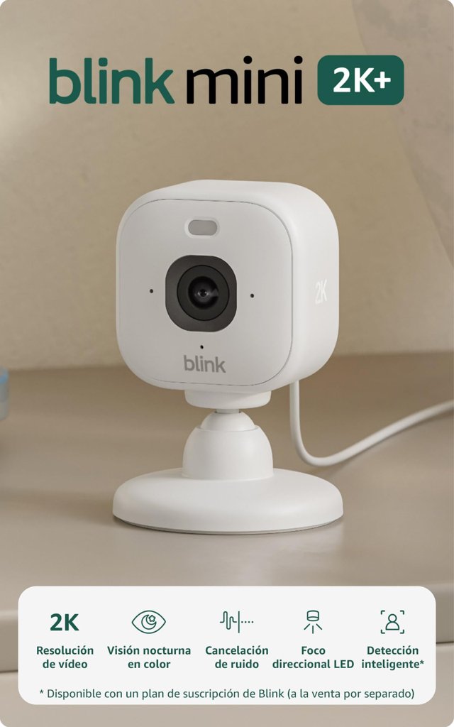 Cámara Mini 2K+ Blink: vídeo en alta definición a precio de chollo