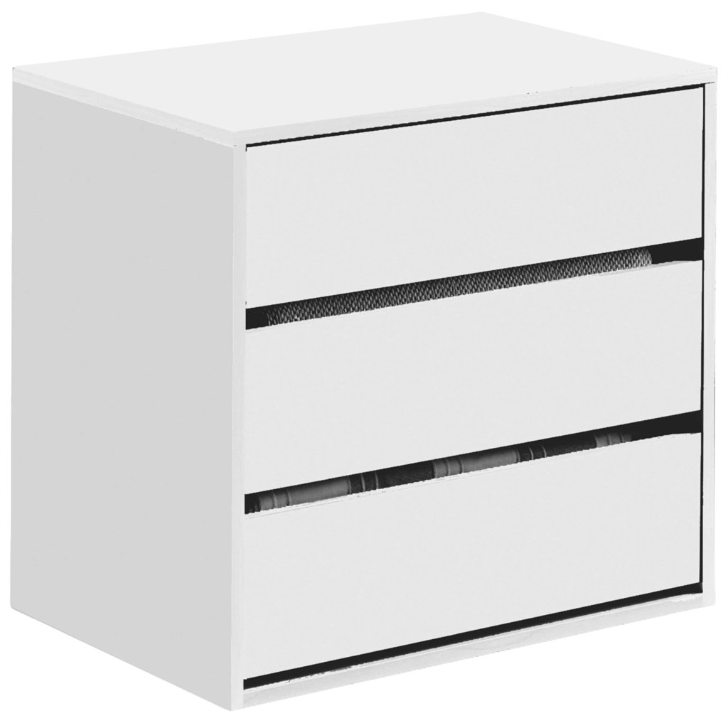 Cajonera blanca de estilo minimalista a precio rebajado