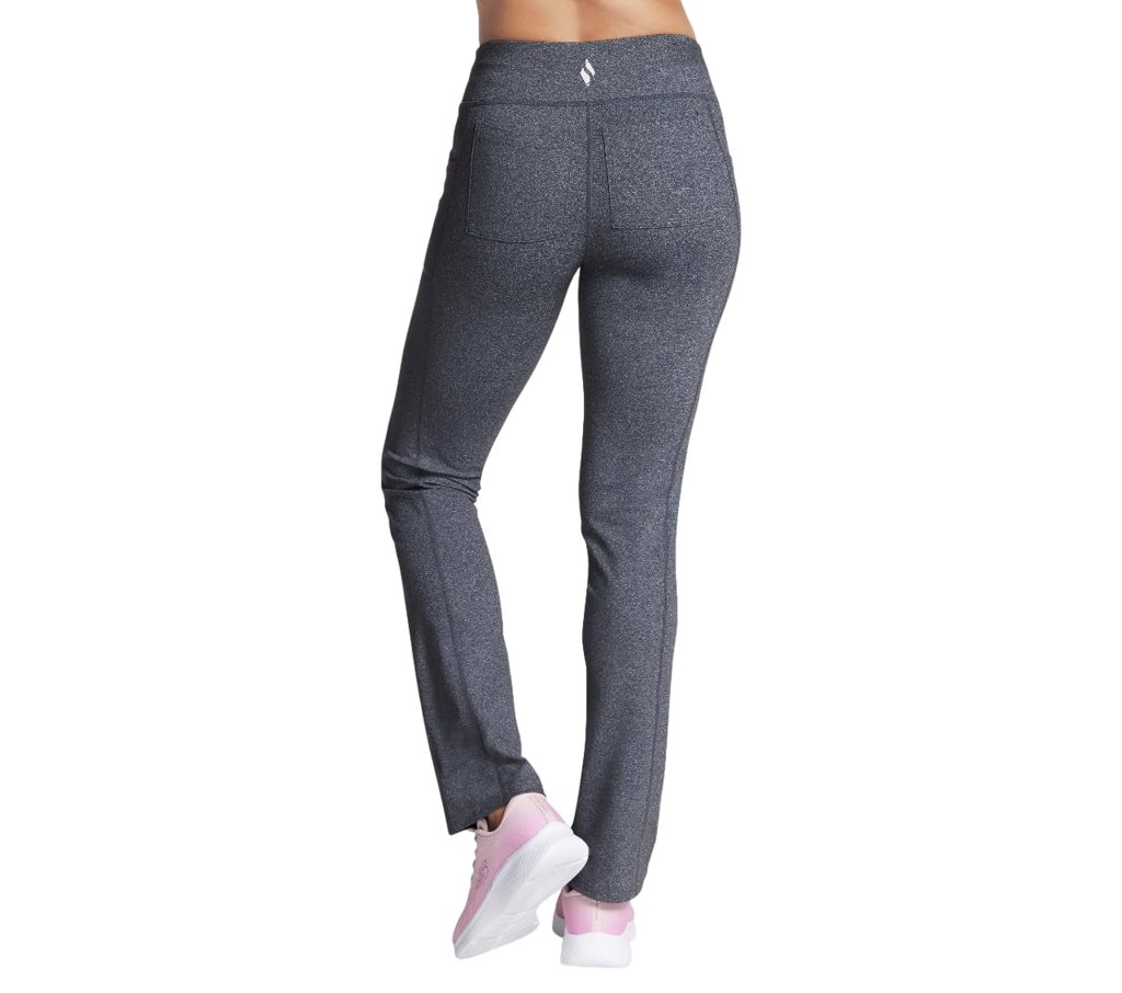 Skechers Go Walk High Waisted Pant Joy – 4-Way Stretch, Moisture-Wicking, Layered Waistband - Leggings Mujer