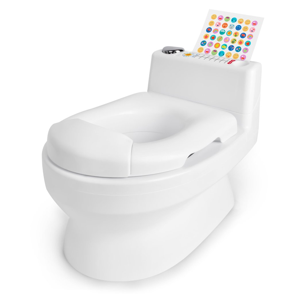Orinal Fisher‑Price con sonidos y pegatinas: entrenamiento divertido