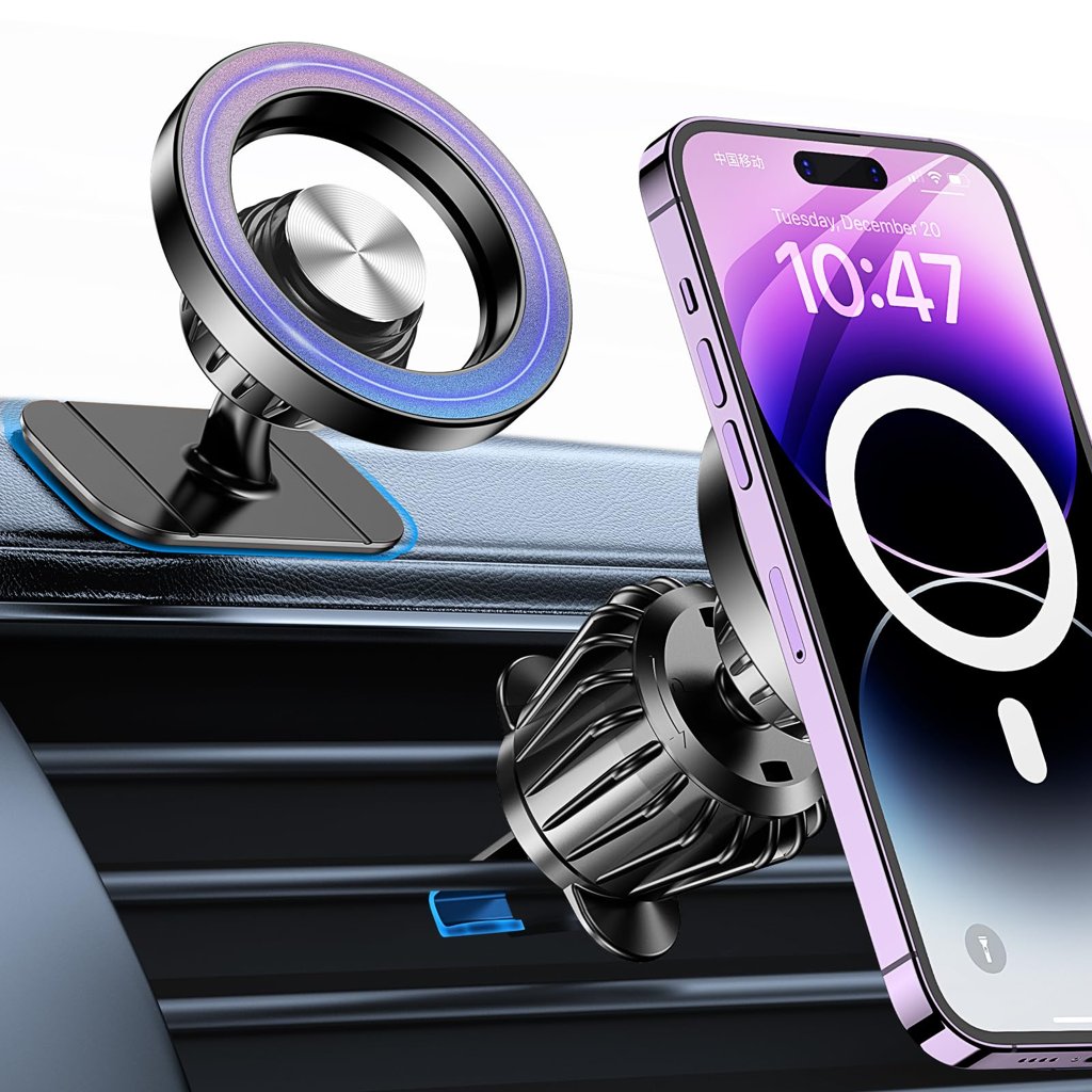 Soporte Magnético MagSafe Coolpow: Fija tu móvil al coche sin esfuerzo