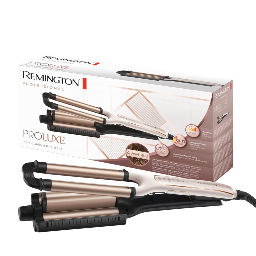 Rizador 4 en 1 Remington: ondas perfectas en segundos
