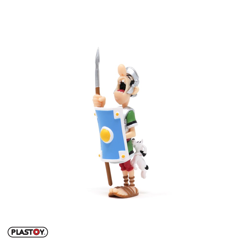 Figurita de Astérix y Obélix mordida por Idéfix – 7 cm de PVC
