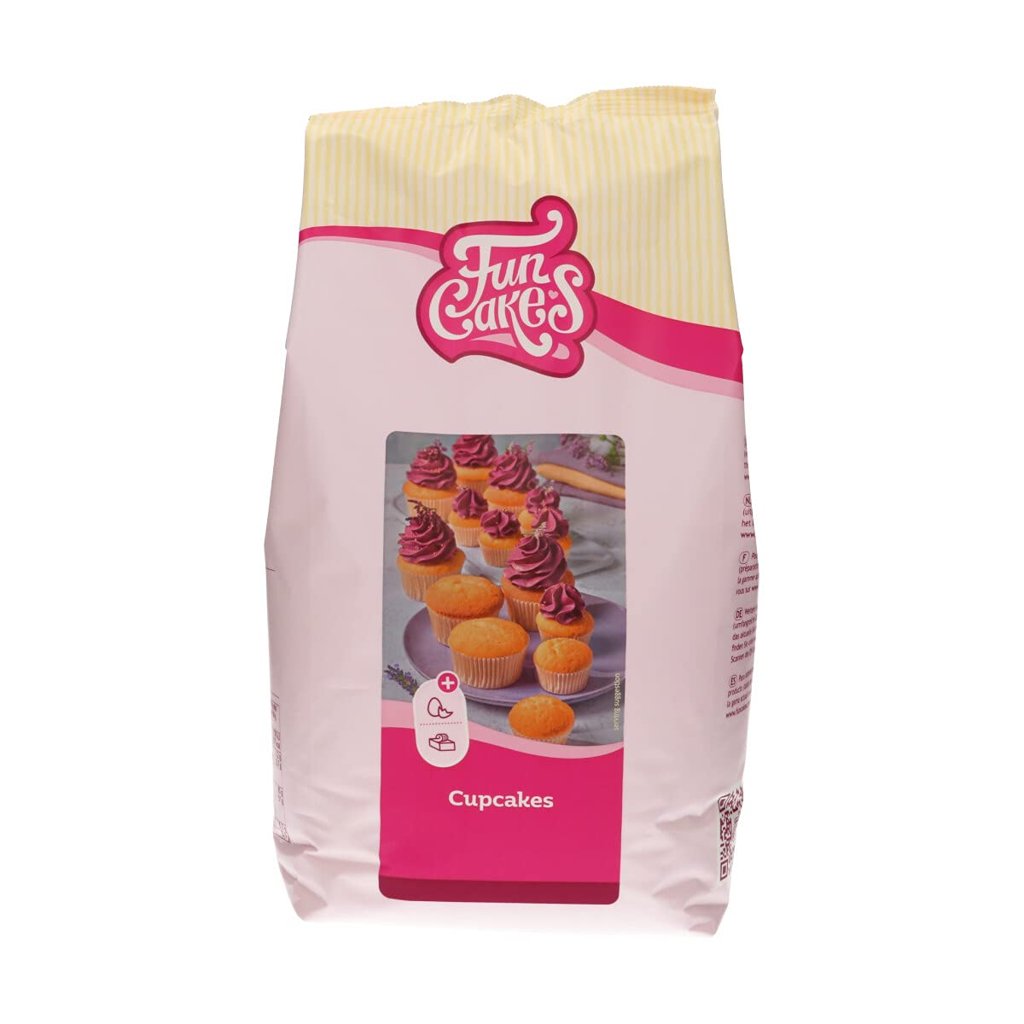 Prepara cupcakes de vainilla irresistibles con FunCakes