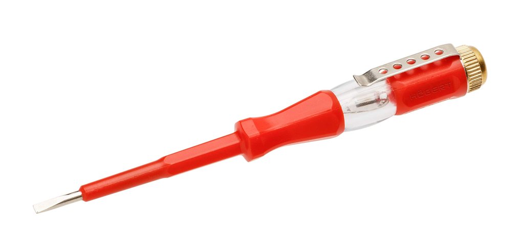 Comprobador de tensión 100‑250 V de 140 mm – seguridad al alcance