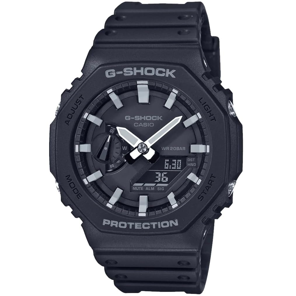 Reloj Casio GA‑2100 con estilo futurista y gran resistencia