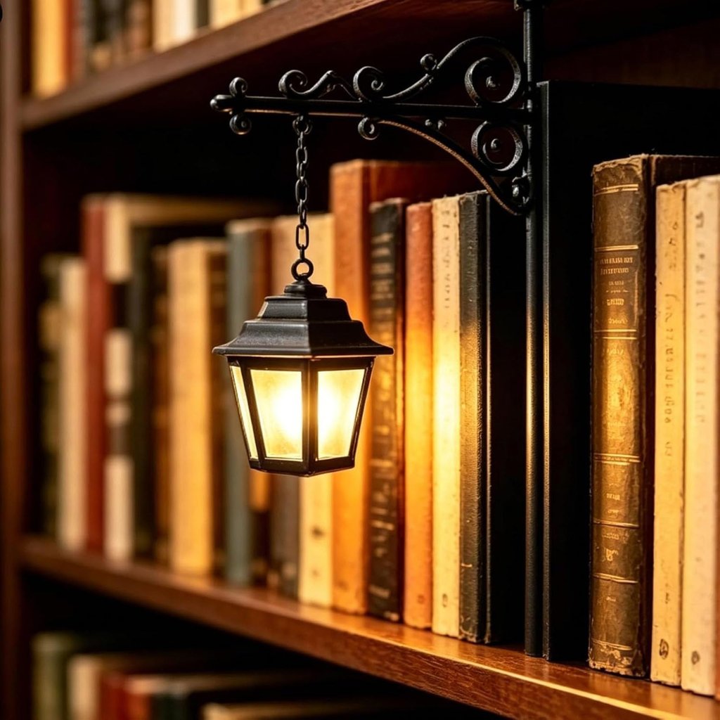 Lámpara Vintage Library Lantern: luz LED para tus estanterías
