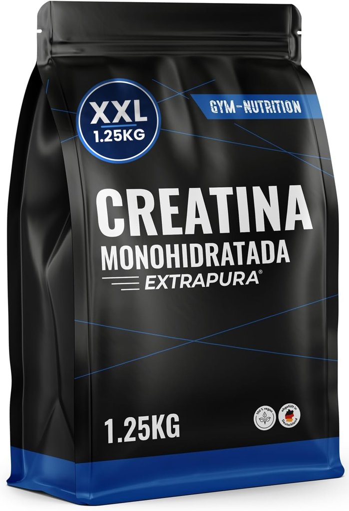 Creatina pura Gym Nutrition 1,25 kg con 28% de descuento