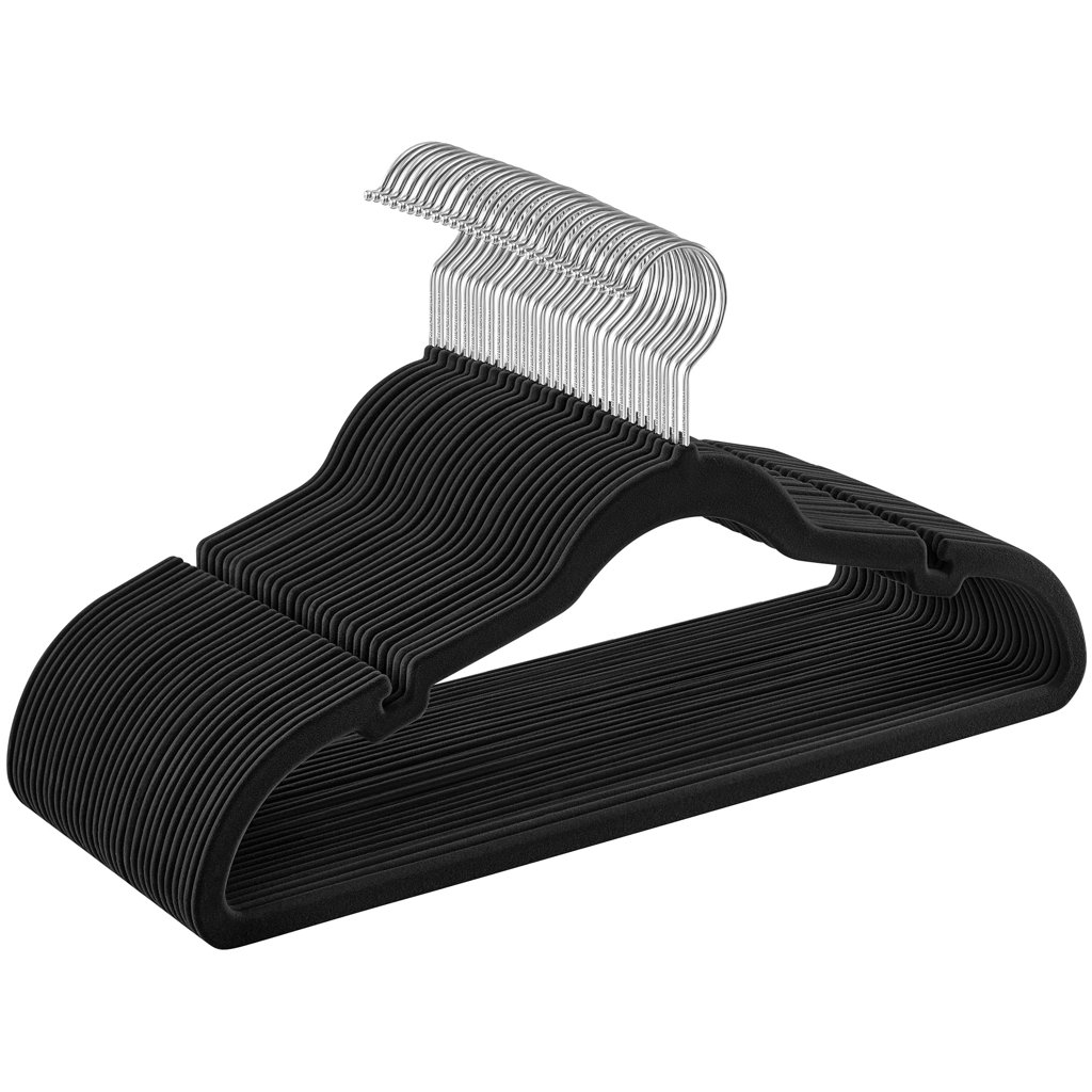 Set de 30 perchas de terciopelo antideslizantes – cuida tu armario
