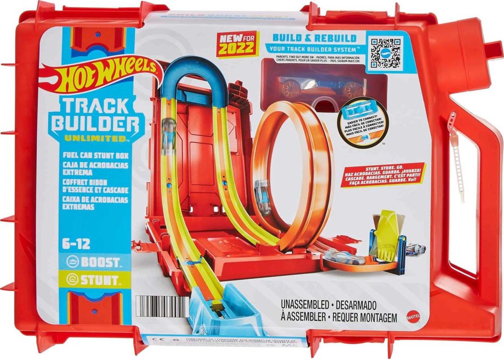 Set de acrobacias Hot Wheels Unlimited Fuel Can: diversión sin límites
