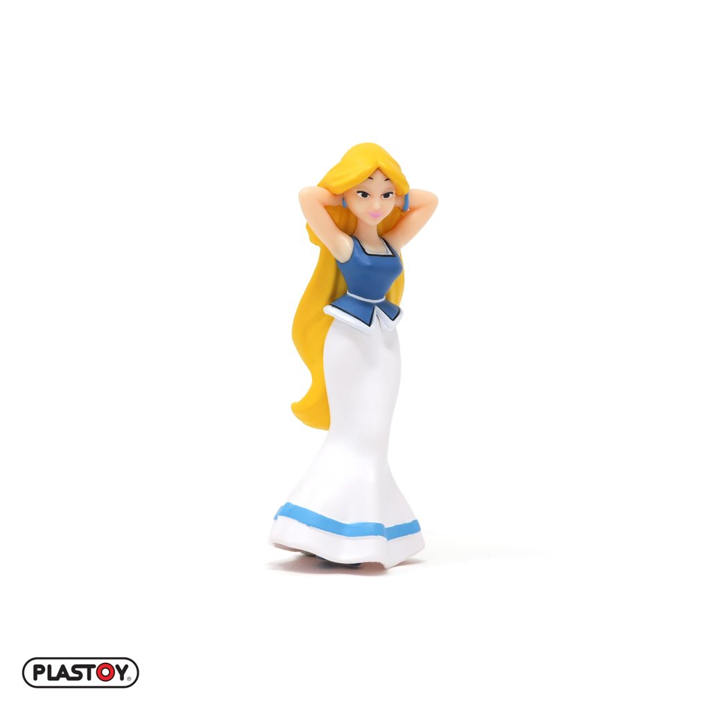 Figurita de Astérix y Falbala con pelo al viento – 7 cm