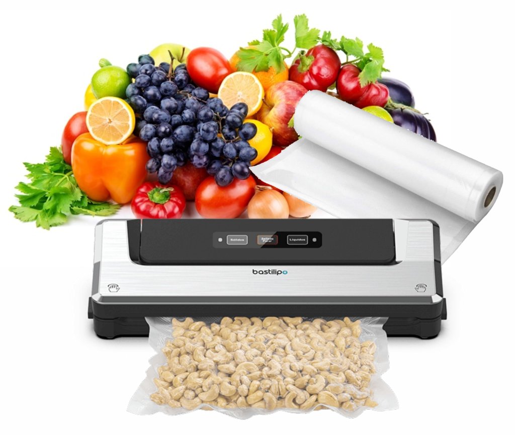 Envasadora de vacío 140W: conserva alimentos 10 s y ahorra hasta 40 %