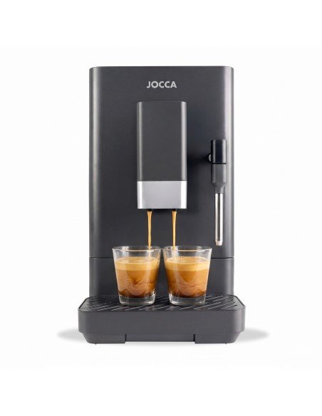 Cafetera superautomática 20 bares con molinillo y vaporizador: café de bar en casa