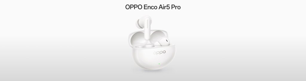 Auriculares OPPO Enco Air5 Pro con ANC y 67h de autonomía