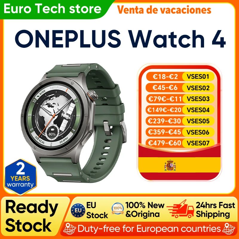 OnePlus Watch 4, ¡un 76% de descuento!