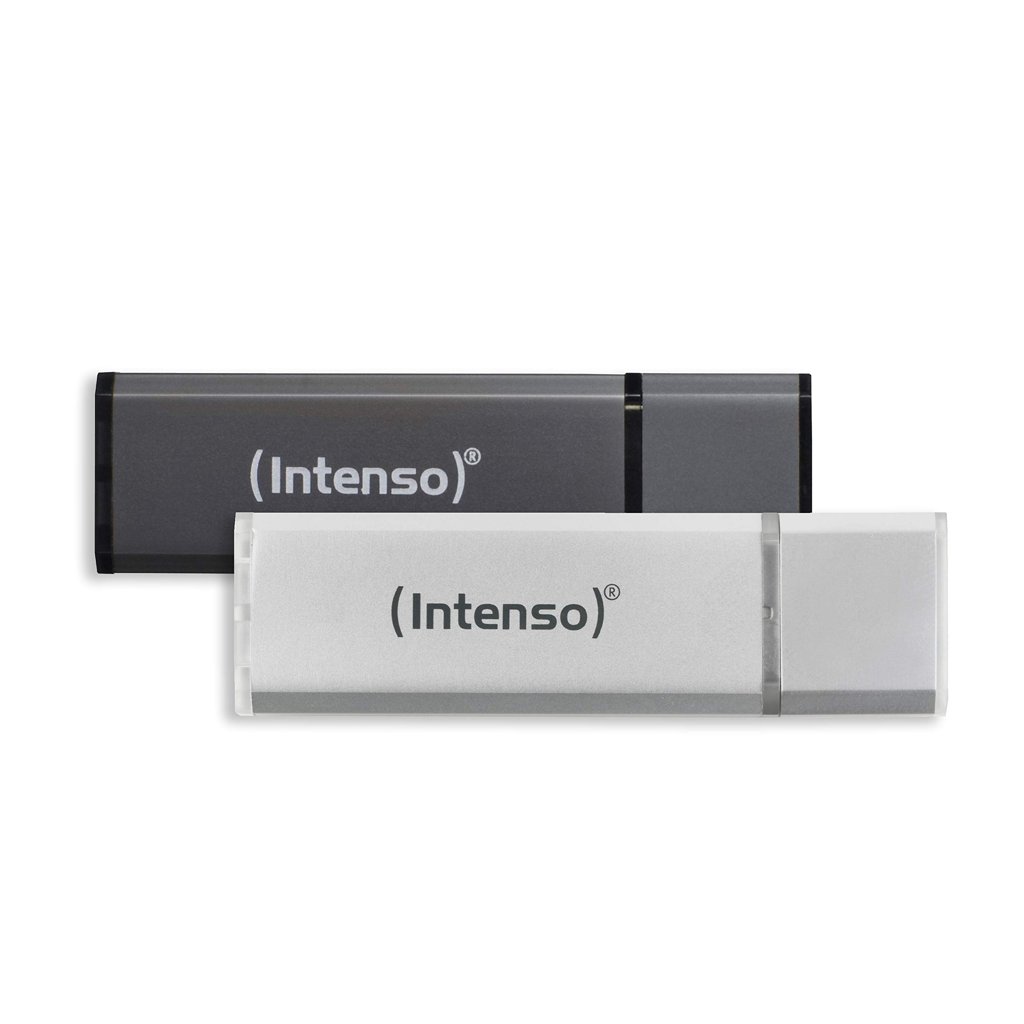Pack de 2 memorias USB Intenso ALU LINE – Ideal para llevar tus archivos