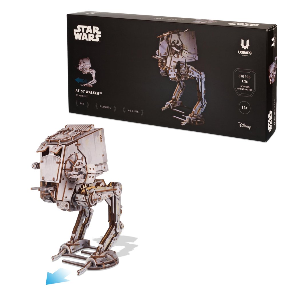 Montaje 3D del AT‑ST de Star Wars: el puzzle que fascina