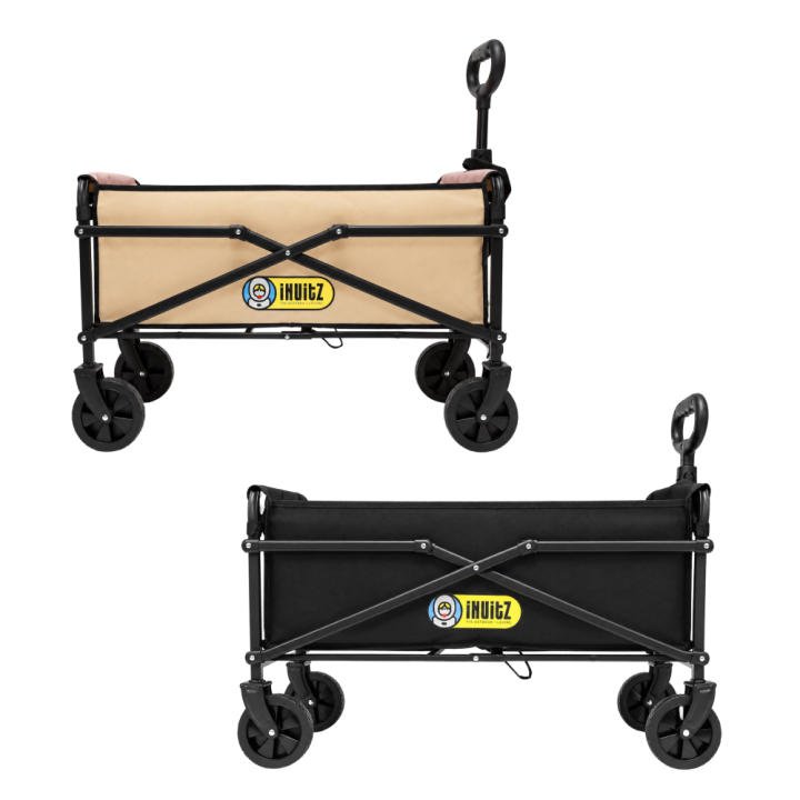 Carrito plegable de 60 L para transportar todo sin esfuerzo