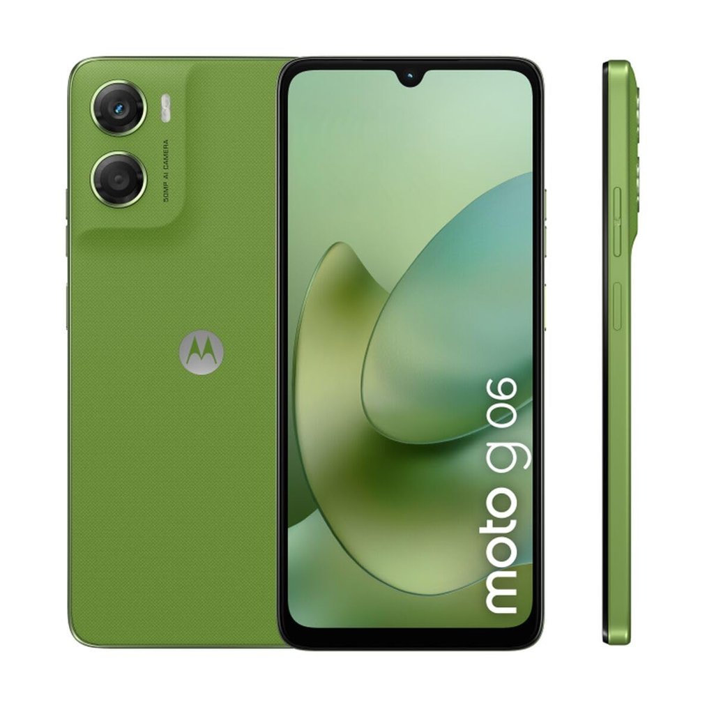 Motorola Moto G06 (256 GB / 4+8 GB RAM) – Pantalla 6.88", Cámara 50 MP, Batería 5100 mAh – Color Pantone Tendr