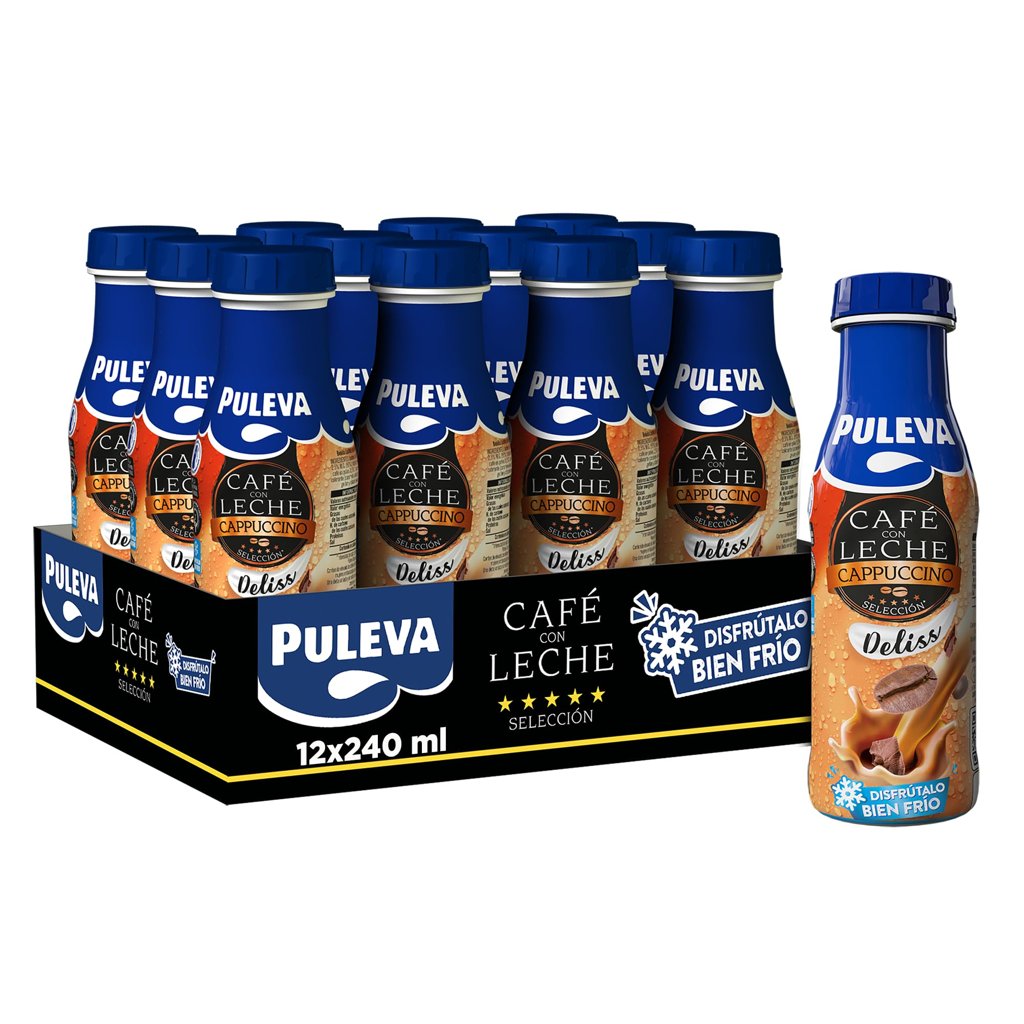 Deliss Capuccino Puleva: café con leche listo para llevar, sin gluten