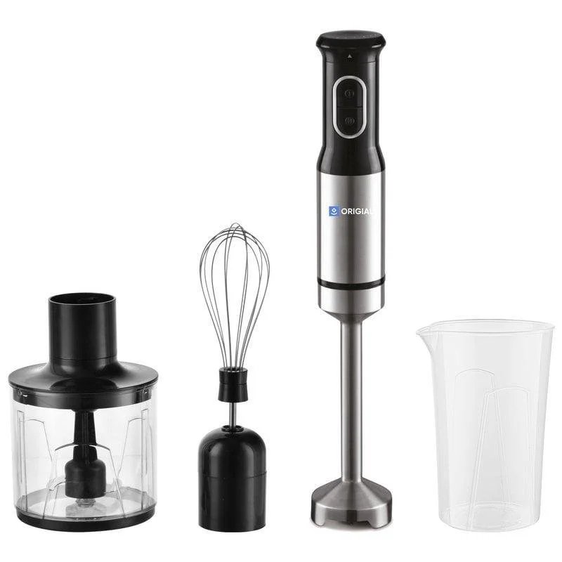 Batidora de mano Origial Hand&Mix 1200W con accesorios – negro y acero