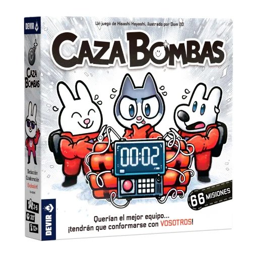 Caza Bombas: el juego de mesa que acelera la diversión