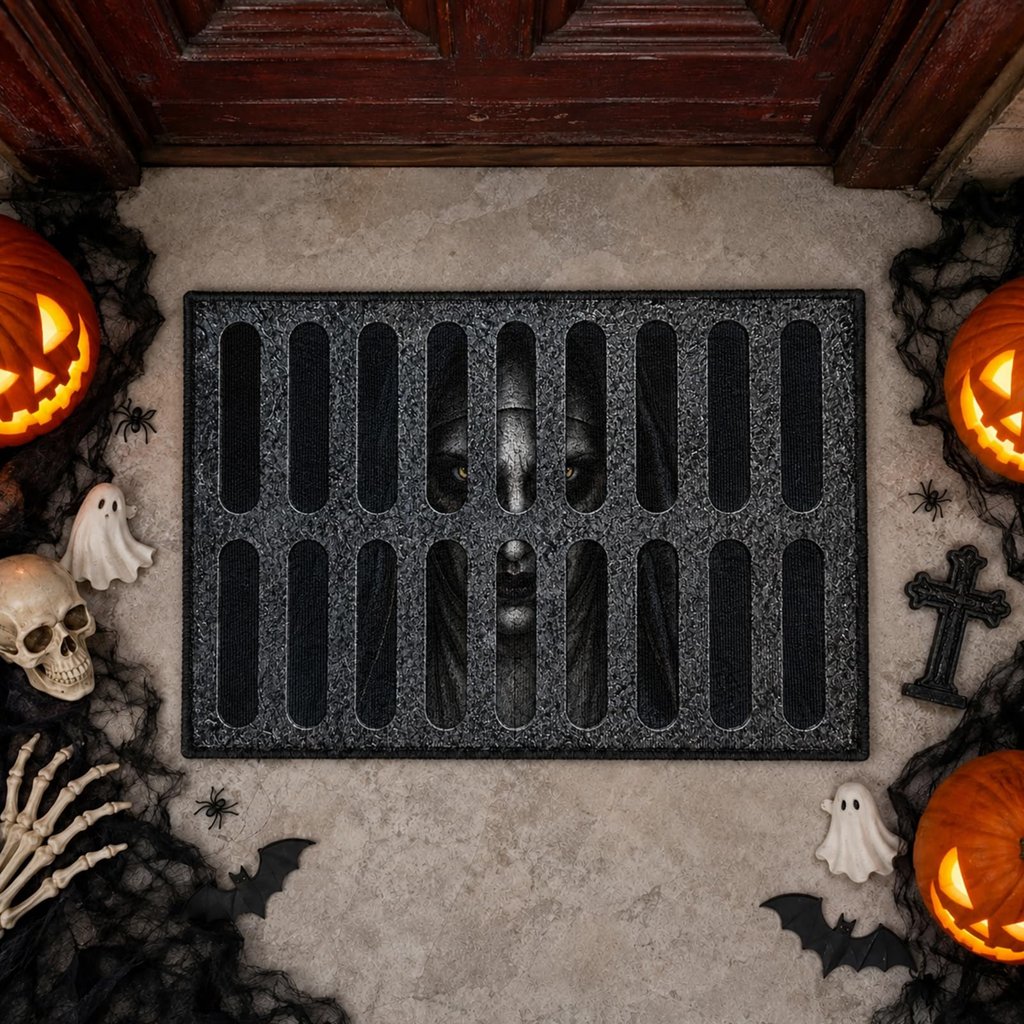 Felpudo Halloween 60x40 cm – Dale la bienvenida con estilo espeluznante