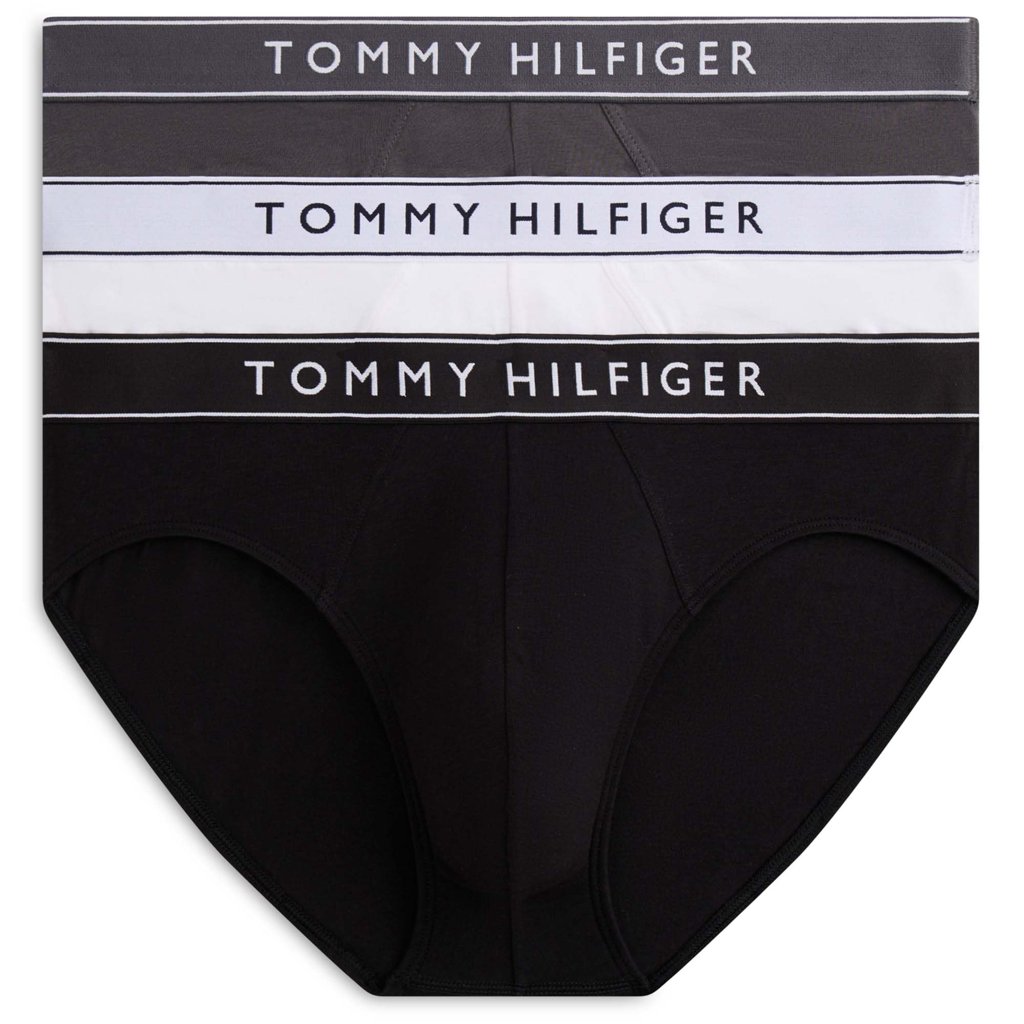 Pack 3 calzoncillos Tommy Hilfiger Hip Briefs con logo – Talla M