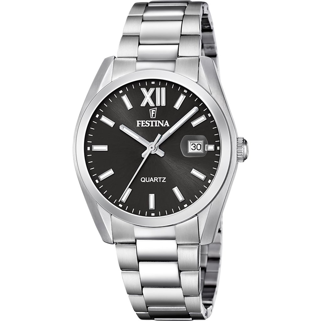 Reloj analógico Festina para hombre en acero 316L, estilo elegante