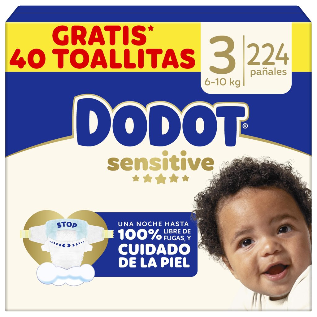 Dodot talla 3 a solo 0,23 €/unidad con suscripción
