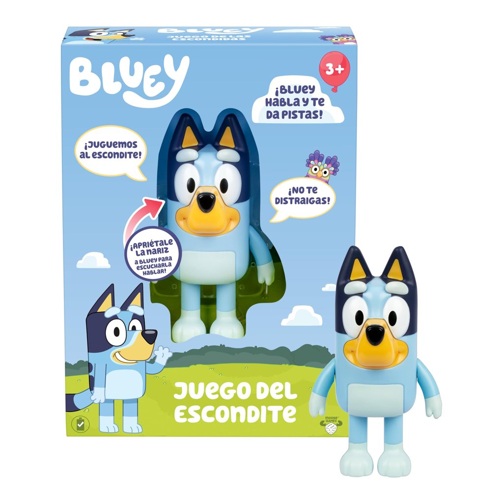 Diviértete con Bluey: juego del escondite parlante