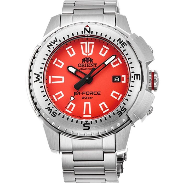 Reloj automático Orient M‑Force Diver con cristal de zafiro