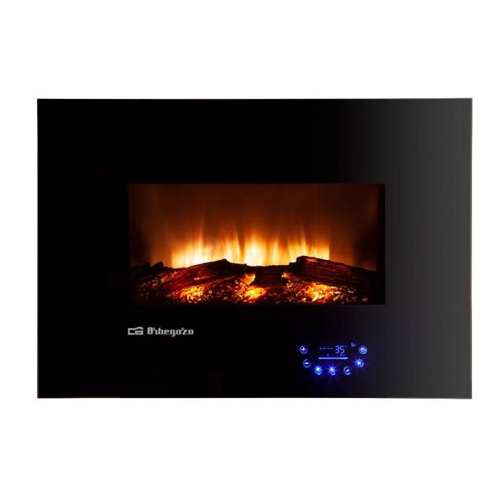 Chimenea eléctrica Orbegozo CM 8000 de 1800W con efecto llama real
