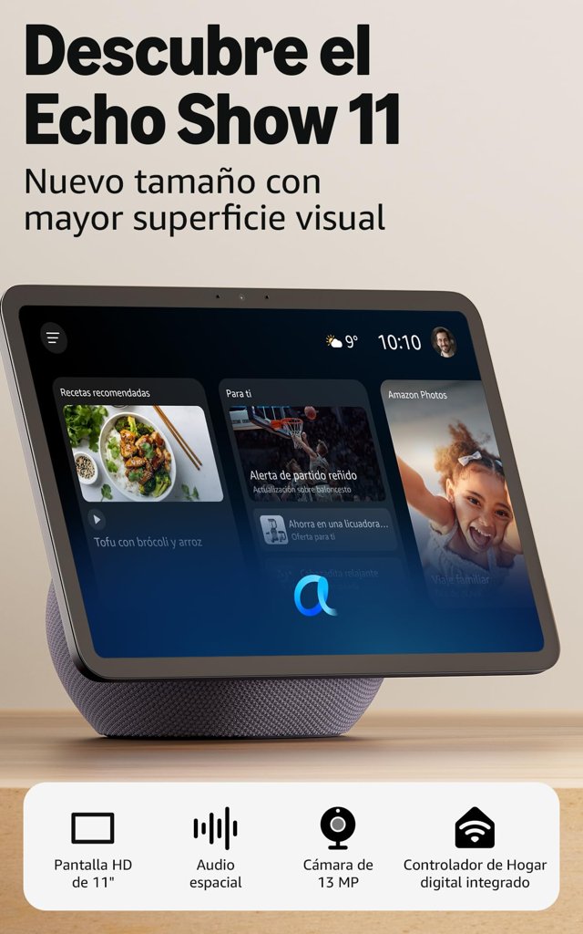 Amazon Echo Show 11: pantalla Full HD y Alexa al alcance