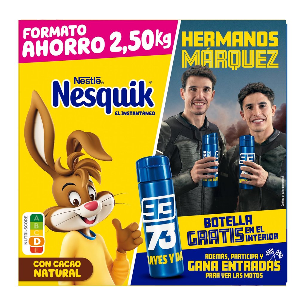 Nesquik cacao soluble 2,5 kg: ahorro del 70 %