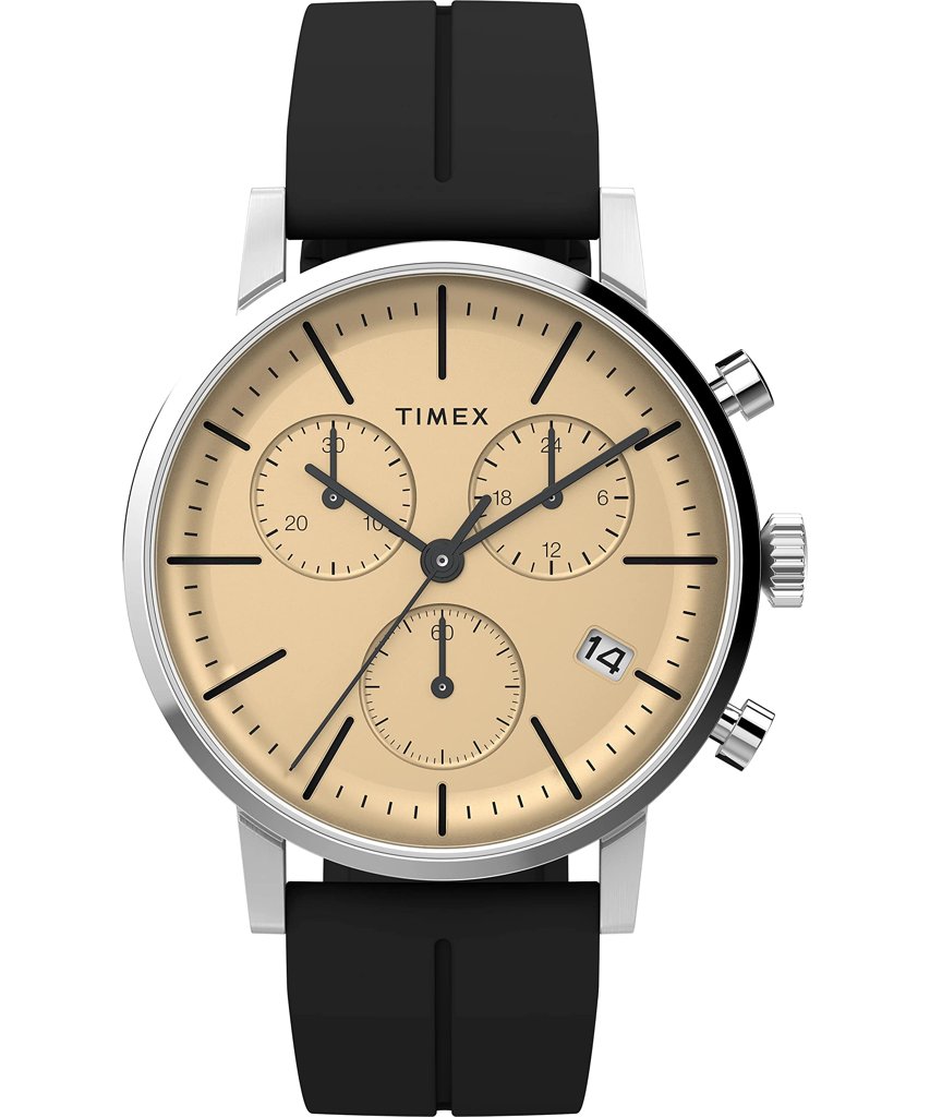 Timex Reloj Cronógrafo para Hombre de Cuarzo con Correa en Silicona TW2V70500