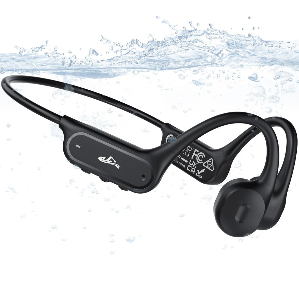 Auriculares de conducción ósea para nadar: música bajo el agua