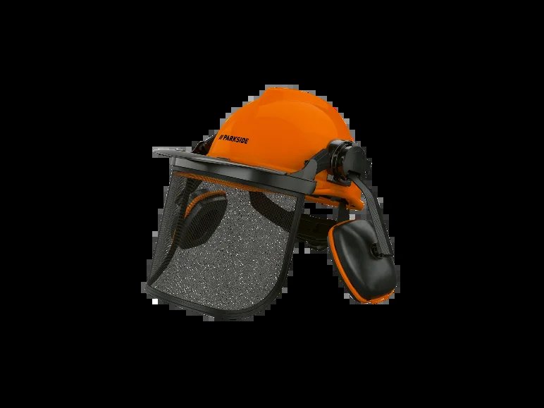 Protege tu cabeza en el bosque con el casco Parkside